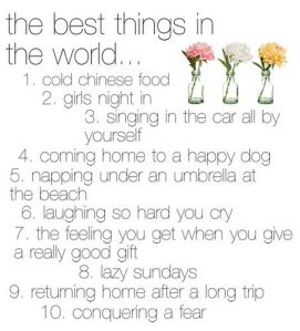 best things